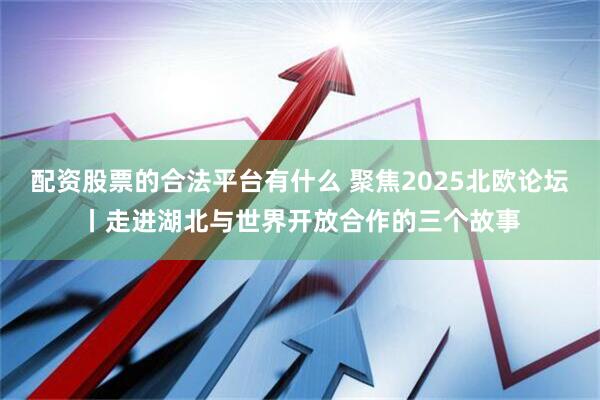 配资股票的合法平台有什么 聚焦2025北欧论坛丨走进湖北与世界开放合作的三个故事